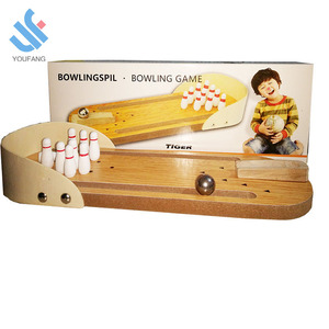 Jeu de <span class=keywords><strong>bowling</strong></span> miniature en bois YF-J01, directement de l'usine, jouets éducatifs, jeu de <span class=keywords><strong>bowling</strong></span> de table en bois pour enfants - Product Image 6
