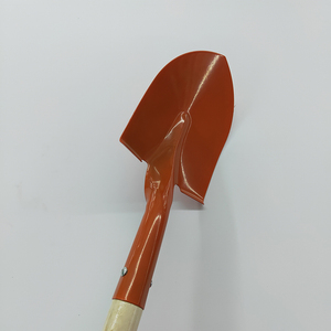 <span class=keywords><strong>Pala</strong></span> de jardín <span class=keywords><strong>pequeña</strong></span> de acero para exteriores, hoja de 8 pulgadas, ángulo de 100-110 grados, longitud total de 67 cm, mango de madera recto, marca HONG XIANG. - Product Image 3
