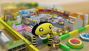 Área de juego para niños, Escuela de conducción, zona de juego interior suave, juguetes <span class=keywords><strong>mcdonalds</strong></span> usados, equipo de juegos en venta - Product Image 4