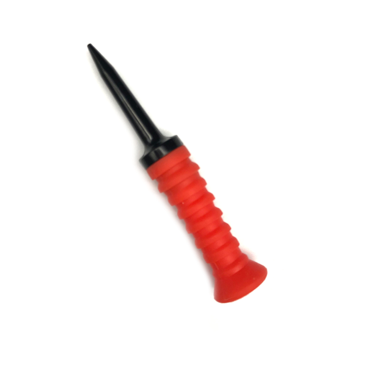 50 шт. приемлемо, готово к отправке красного, синего, желтого, оранжевого цвета 4 вида цветов в сложенном виде 82 мм Пластиковые Резиновой верхушкой колышки для гольфа