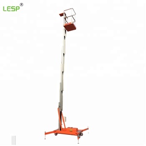 Plateforme élévatrice hydraulique en alliage d'aluminium pour une seule personne/plateformes d'échafaudage électriques réglables - Product Image 6