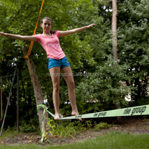 New slackline Kit slackline trẻ em slackline 30m tập thể dục OEM biểu tượng tùy chỉnh in ấn mạnh mẽ Polyester + kim loại 500 7-35days - Product Image 1