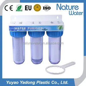 Triple stage water filter clear color Atals type NW-BR10B4