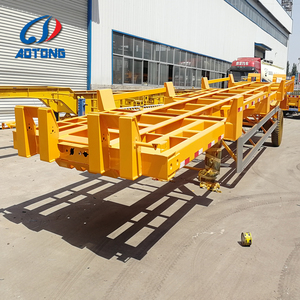 יציאת משמש מיכל מארז קרוואן 20FT 40FT 45FT פצצה עגלות מסוף - Product Image 3