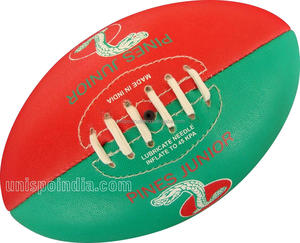 Pelota de fútbol australiana personalizada, pelota de goma y PVC de alta durabilidad - Product Image 2