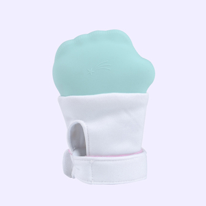 Fábrica Al Por mayor seguridad bpa libre silicona <span class=keywords><strong>manopla</strong></span> del bebé mano - Product Image 6