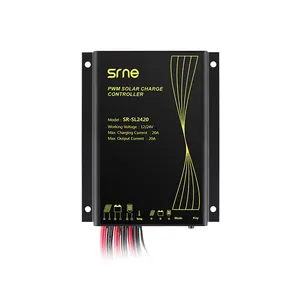 SRNE 핫 제품 12 볼트 10A/20A 스마트 태양 충전 컨트롤러 가로등 SL2420