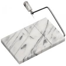 คลาสสิกธรรมชาติสีขาวหินอ่อนเครื่องตัดชีส - Product Image 3