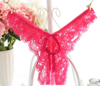 Sous-vêtements transparents pour femmes, culotte tanga Sexy, à entrejambe ouvert, moulante, à la mode, coupe haute, nouvelle collection