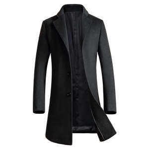 Cappotto moda <span class=keywords><strong>uomo</strong></span> all'ingrosso <span class=keywords><strong>uomo</strong></span> inverno <span class=keywords><strong>lungo</strong></span> <span class=keywords><strong>trench</strong></span> con cintura moda <span class=keywords><strong>uomo</strong></span> <span class=keywords><strong>lungo</strong></span> <span class=keywords><strong>trench</strong></span> invernale all'ingrosso - Product Image 2