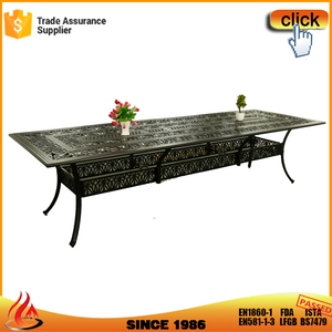 High Quality 10 Seater Cast <strong>Aluminum</strong> Patio Furniture Outdoor Long <strong>Table</strong> - Product Image 2