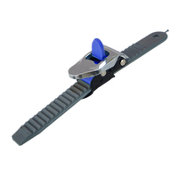 Nouveau design Fixations de snowboard réglables à usages multiples Sangles à boucle d'échelle en plastique pour patin à roulettes