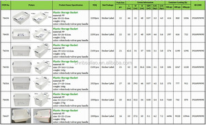 Nhựa lưu trữ giỏ, <span class=keywords><strong>PP</strong></span> lưu trữ giỏ, lưu trữ nhà giỏ - Product Image 6