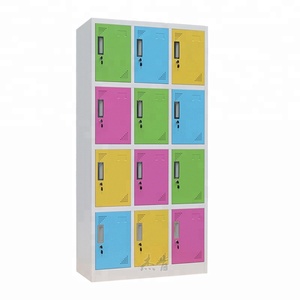 Taquilla de acero de 12 puertas de alta calidad con revestimiento en polvo para gabinetes de sala de estar de personal de oficina a la venta - Product Image 4