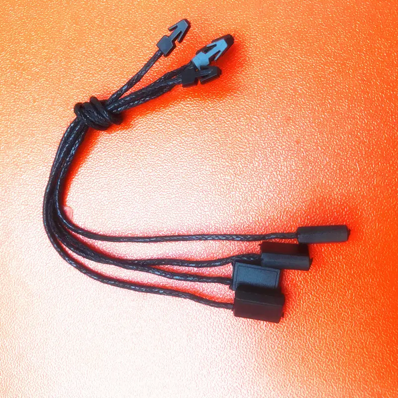 1000PCS đen Nylon treo tag Chuỗi 6inch - Snap Khóa Pin vòng lặp ốc vít dễ dàng đính kèm quan hệ móc cho bán lẻ