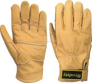 Factory sale Heat Resistant Cowgrain Fire & Rescue Rappelling /Climbing Glove - 3963 safety glove