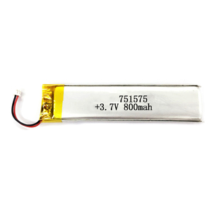Batterie au Lithium polymère personnalisée 751575 <span class=keywords><strong>800mah</strong></span> 3.7v batterie LiPo rechargeable - Product Image 1