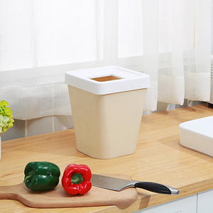 <span class=keywords><strong>Mini</strong></span> cubo de basura de plástico de escritorio de plástico de alta calidad pequeño cubo de basura de plástico de cocina - Product Image 5