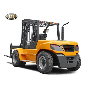 Denge Ağırlığı 10 Ton Ağır Manuel dizel motor forklift Kamyon