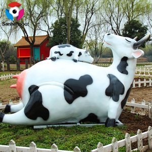 Vita come simulazione realistica fattoria animale animale mucca bovini Yak bufalo per Zoo museo parco divertimenti Animatronic modello per vendere - Product Image 5