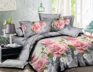 Tecidos importados da china 100% poliéster/mudança do tecido da folha da cama