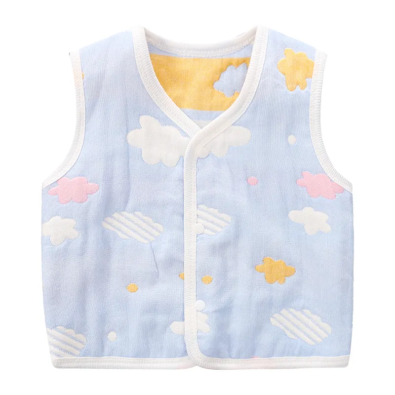 Quality Cute baby clothing infant baby girls boys warm vest cotton