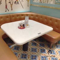 Chaise de Table en marbre de couleur blanche, japonaise et personnalisée, pour Restaurant