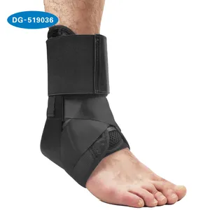 Lace up compression Ankle Brace Support Brace with Stabilize Straps to Prevent and Recover from ankle sprains