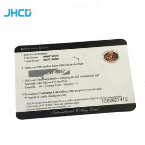 Wholesale Custom Cheap Price Password Prepaid Pvc Calling Paper Scratch Card