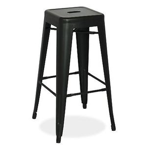 Muebles de bar negro moderno barato apilable de metal sillas taburete silla bar - Product Image 1