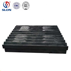 Shanbao <span class=keywords><strong>PE</strong></span> 250x400,500x750,600x900,1000x1200 <span class=keywords><strong>Jaw</strong></span> Crusher สวมใส่อะไหล่ <span class=keywords><strong>Jaw</strong></span> Liner แผ่น - Product Image 1