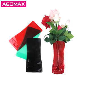Florero plegable de plástico PVC para flores, mágico, a la moda, muestras gratis - Product Image 5