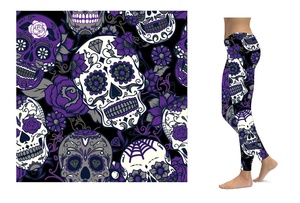 Commercio all'ingrosso ghette delle donne più di formato personalizzato allenamento burro morbido delle donne a vita alta di sublimazione <span class=keywords><strong>leggings</strong></span> per le donne - Product Image 3