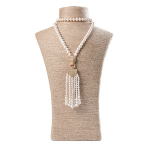 Collar de perlas de concha de buen diseño - Product Image 2