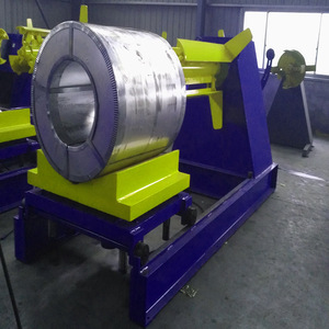 Hướng Dẫn Và Thủy Lực Decoiler Thép Tấm Lợp Cuộn Tạo Thành Máy Với Uncoiler - Product Image 5