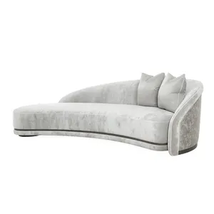 Luxe Deco Woonkamer Chaise Lounge Fluwelen Woonkamer Slaapbank