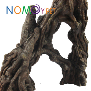 Decorazione per <span class=keywords><strong>Acquario</strong></span> in Resina Artificiale a Forma di Radice d'Albero per <span class=keywords><strong>Tartarughe</strong></span> NS-50, Vendita Calda Nomoy - Product Image 4