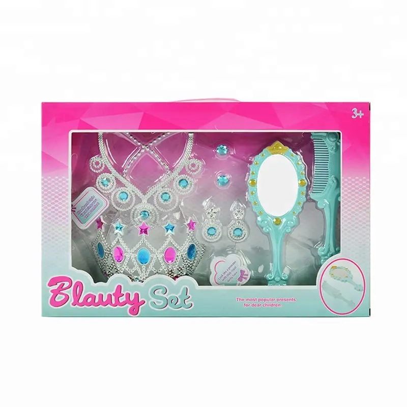 EPT Custom Girl Gift Beauty Makeup Set gioielli per bambini accessori fai da te Princess Dress Up Children Party Fashion Crown Toys For Girl