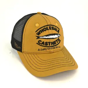 Bob de camionneur de pêche, chapeau brodé 3D, OEM, vente en gros - Product Image 1