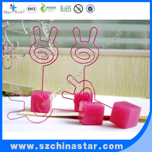 <span class=keywords><strong>Rose</strong></span> couleur cube résine base mémo clip titulaire <span class=keywords><strong>de</strong></span> la carte place pour mariage - Product Image 4
