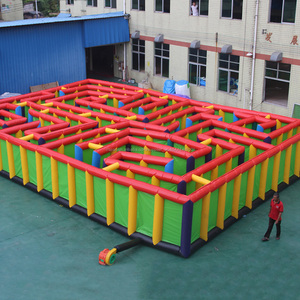 Niños y Adultos juego al aire libre obstáculos inflables laberinto para la venta - Product Image 3