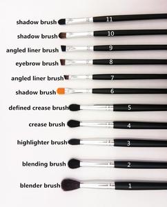 Private Label Essential Professional Eye Makeup <strong>Brushes</strong>, Blending Crease Highlight Eyebrow <strong>Eyeshadow</strong> <strong>Brush</strong> <strong>Set</strong> - Product Image 2