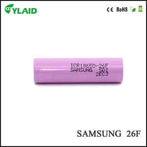 Samsung Industriezelle ICR18650-26F (Modell 18650) UNGESCHÜTZT 3,6 - 4,<span class=keywords><strong>2</strong></span> V Lithium-Ion Akku echte 2600 mAh - FLAT-Top flacher Pl - Product Image 5