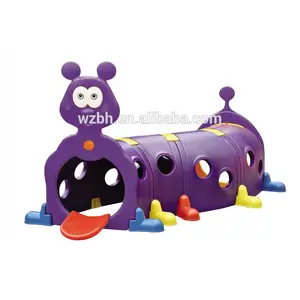 Пластиковые игрушки гусеничный пластиковый детский игровой туннель для детей
