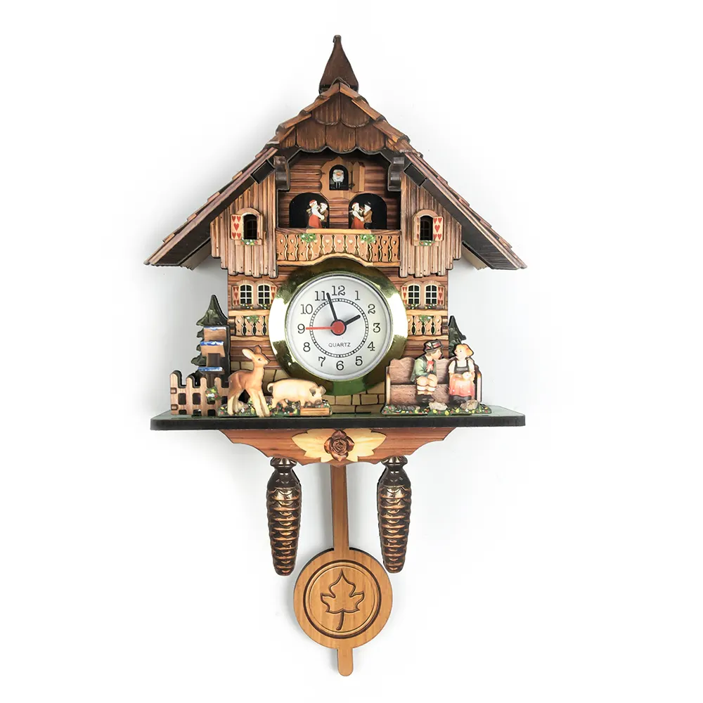 2017 Wholesales कोयल घड़ियों कोयल लकड़ी की दीवार घड़ी