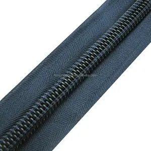 great tenacity 10# black long chain bag nylon zipper