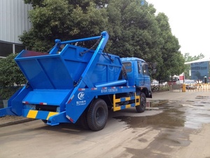 Fabriqué en Chine 4*2 Dongfeng10 cubes bras disposition <span class=keywords><strong>camion</strong></span> à ordures multibennes camions à ordures <span class=keywords><strong>camion</strong></span> à Ordures de Conteneur - Product Image 4