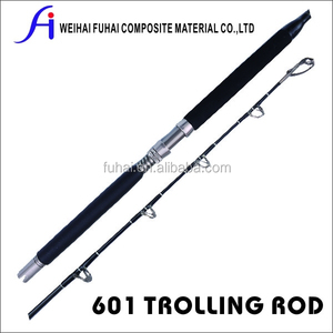 คันเบ็ดตกปลาทะเลน้ำลึกแบบทรอลลิ่ง  ขนาด 30-50 ปอนด์ ยาว 1.8 เมตร  แบบชิ้นเดียว  ด้ามจับอะลูมิเนียม  วัสดุไฟเบอร์กลาส - Product Image 2