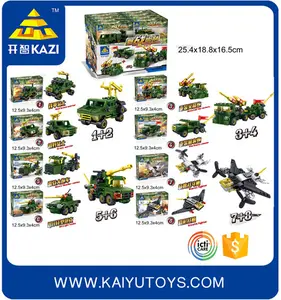 KAZI building blocks an average of 51pcs field army new educational toys for kids