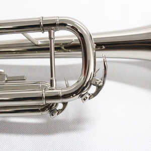 <span class=keywords><strong>Trompette</strong></span> professionnelle en cuivre nickelé standard OEM, tonalité Bb, <span class=keywords><strong>trompette</strong></span> en acier inoxydable bon marché, corps en laiton Bb - Product Image 6